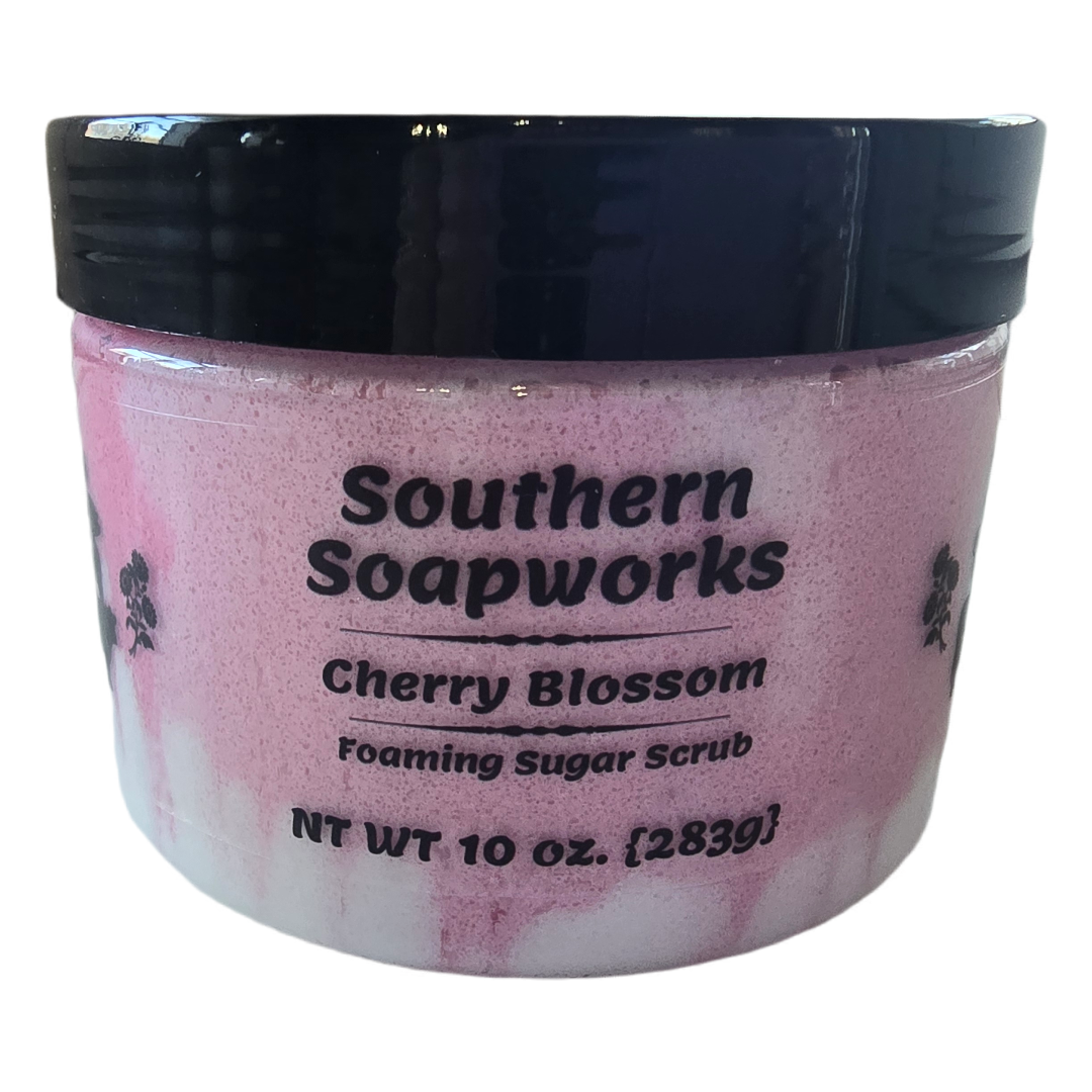 Cherry Blossom Foaming Sugar Scrub